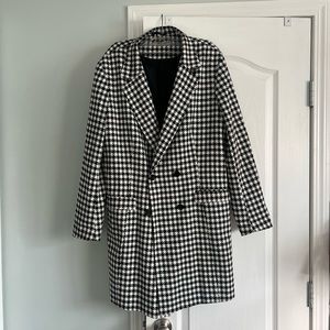 ASOS Houndstooth Double Breast Coat US14
